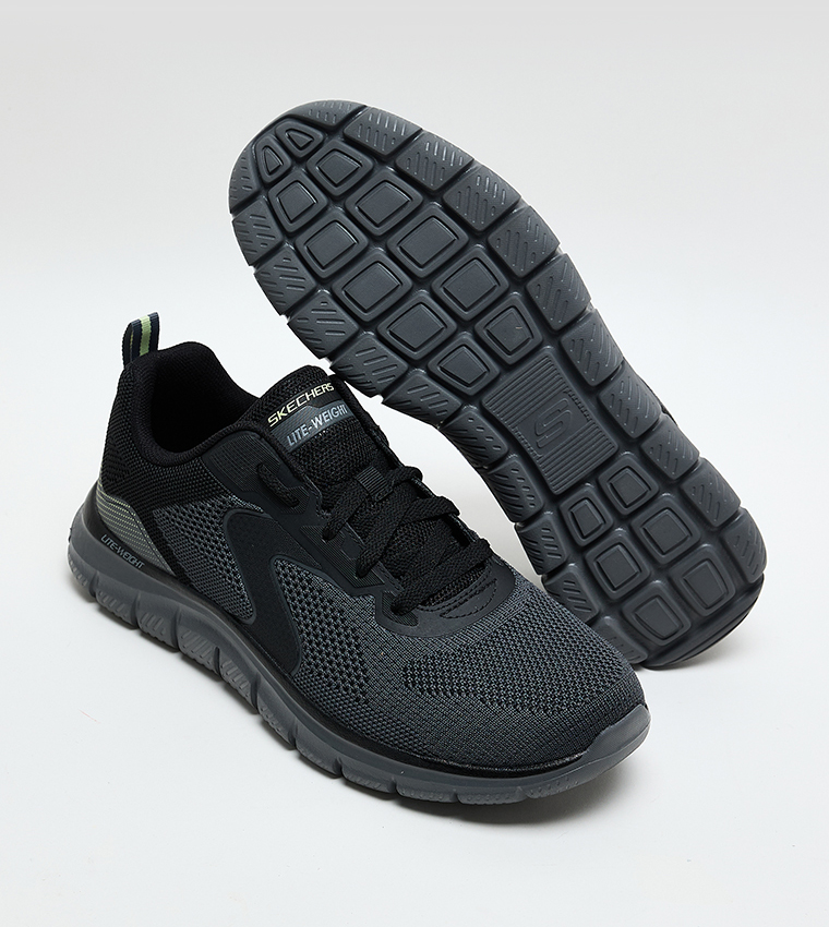 TRACK - LERKO Knitted Lace Up Shoes