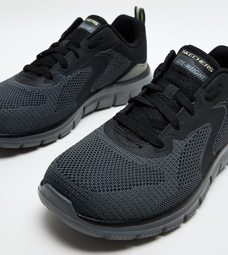 TRACK - LERKO Knitted Lace Up Shoes