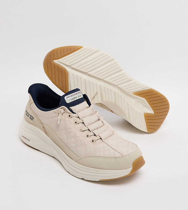 CONTOUR FOAM Quilted Slip-On Shoes
