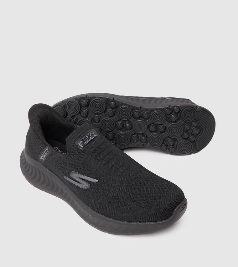 GO WALK NOW Textured Slip-On Shoes