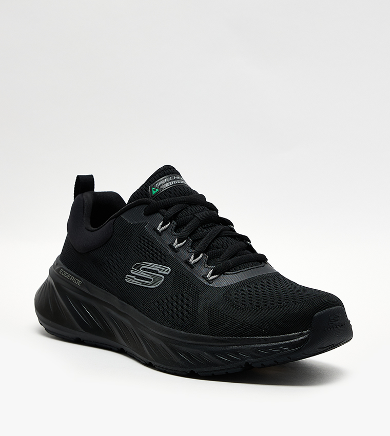 Edgeride Textured Lace-Up Sneakers