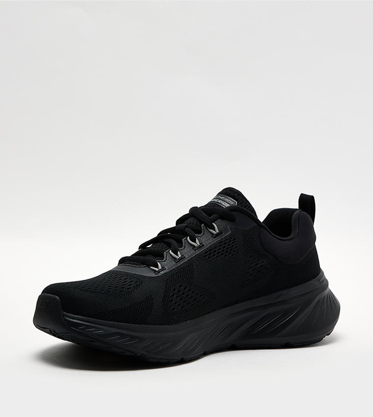 Edgeride Textured Lace-Up Sneakers
