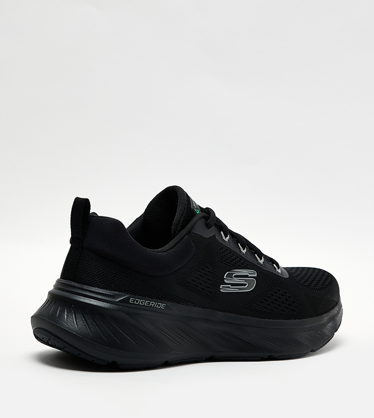 Edgeride Textured Lace-Up Sneakers