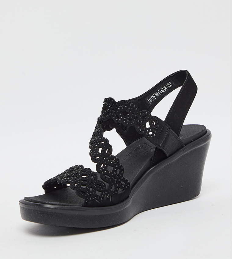 RUMBLE ON - SASSIER DAYZ Wedge Sandals