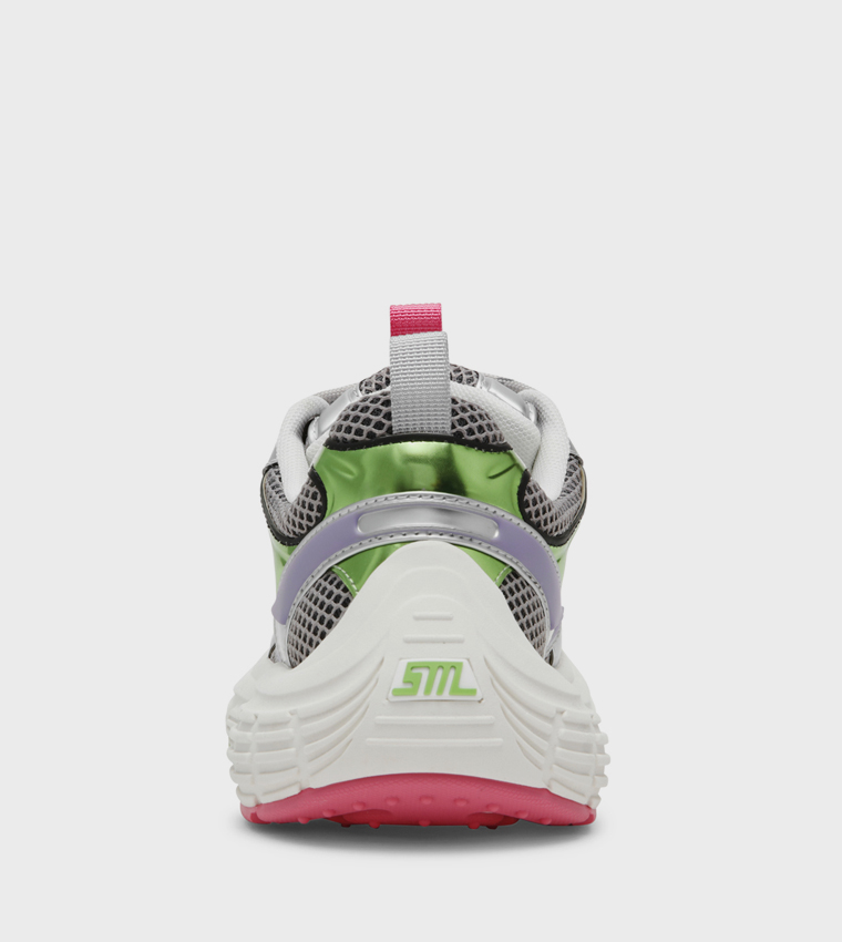 POWER 1 Mesh Detail Lace Up Sneakers