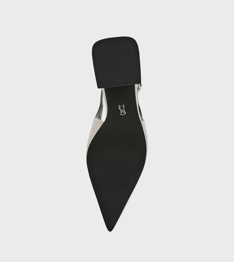 BARGE Block Heel Slingback Pumps