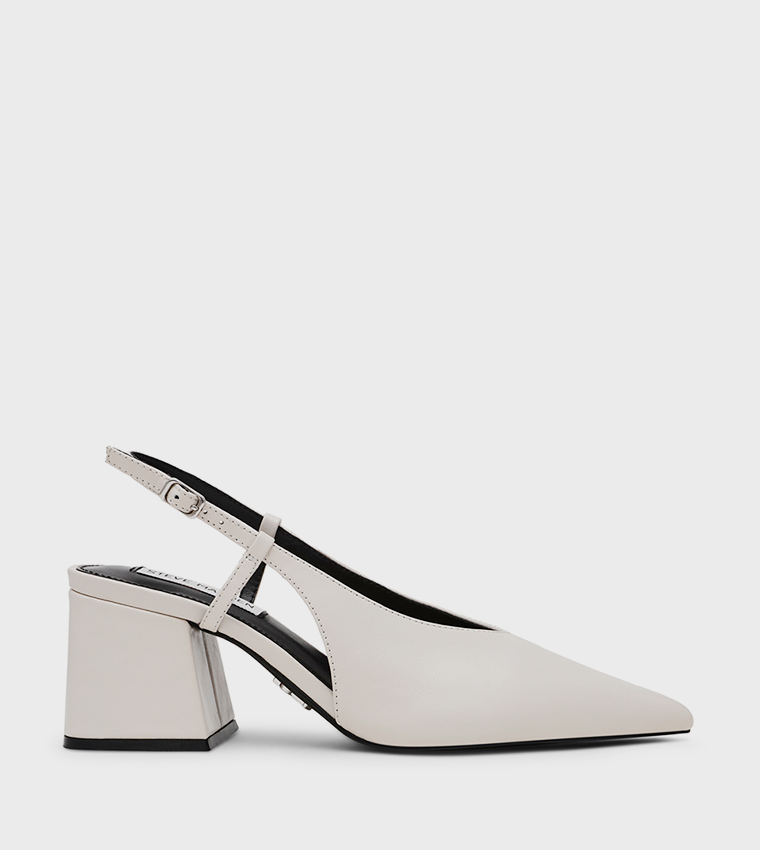 BARGE Block Heel Slingback Pumps