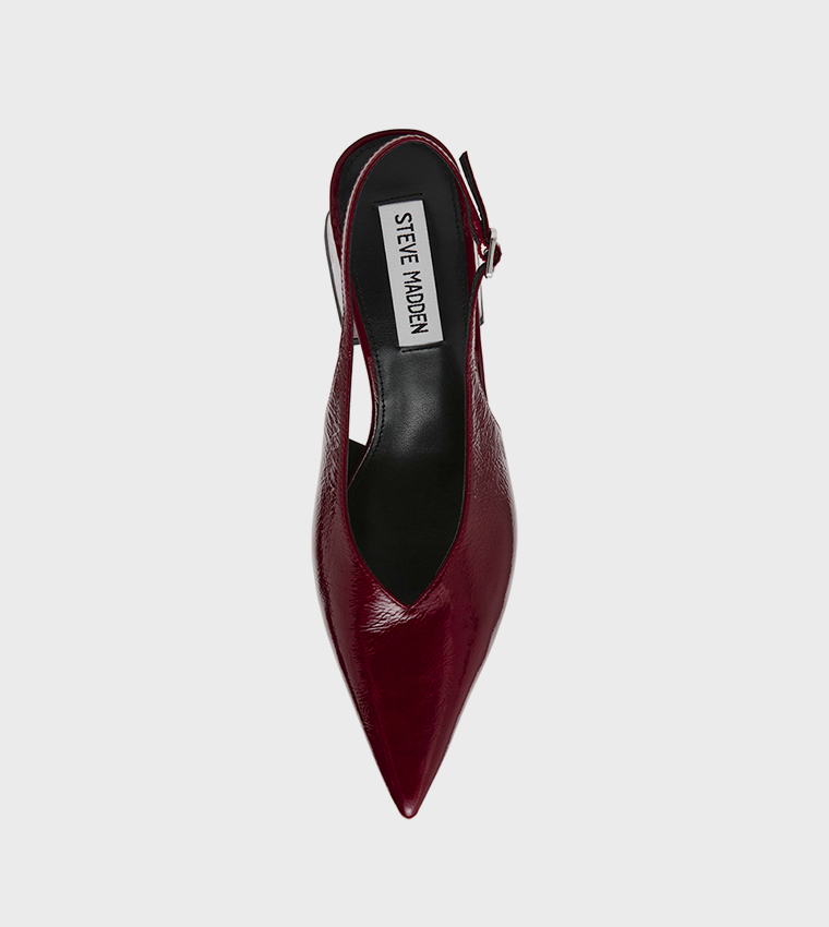 BARGE Block Heel Slingback Pumps