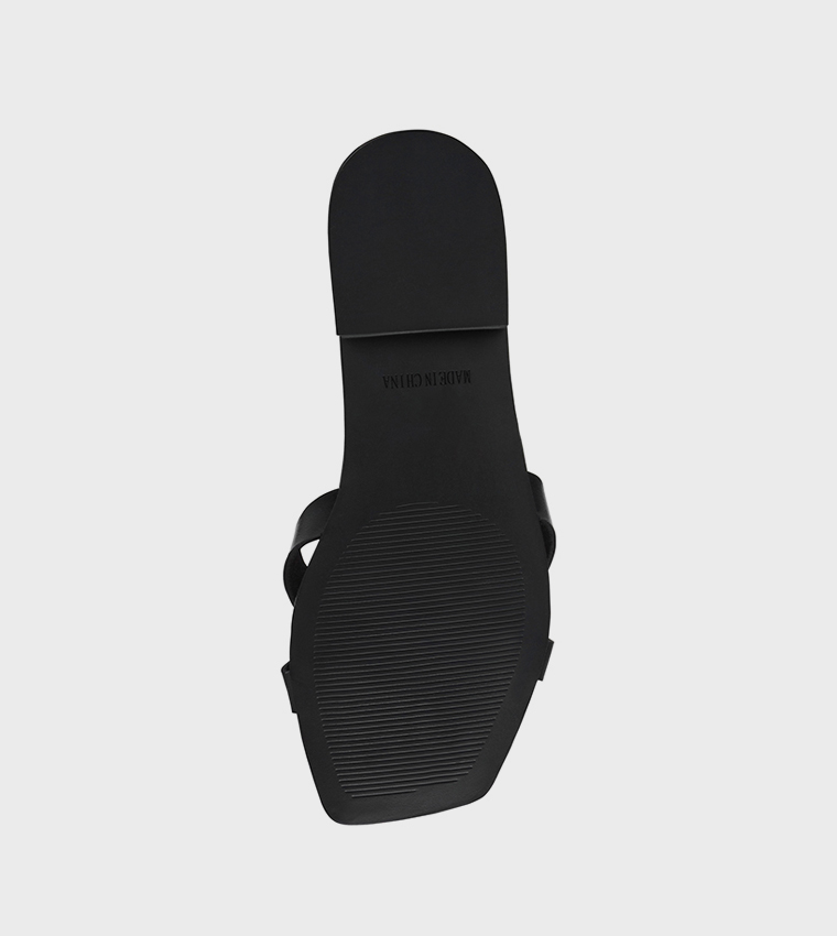 STALLION Accessory Detail Flat Sandals