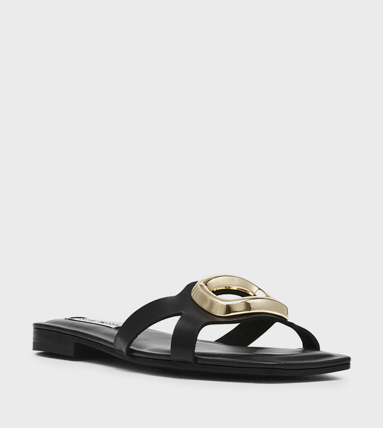 STALLION Accessory Detail Flat Sandals