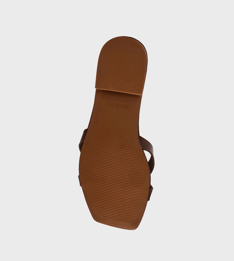 STALLION Accessory Detail Flat Sandals