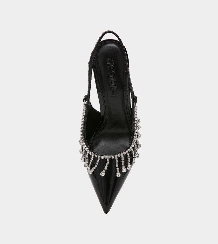 THRILL Embellished Slingback Pumps