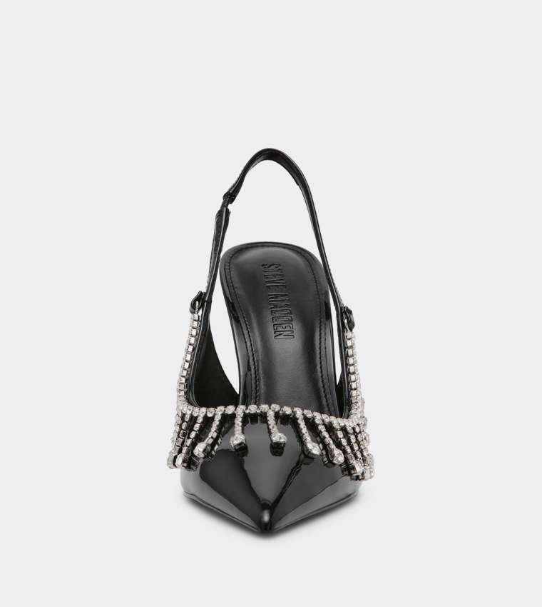 THRILL Embellished Slingback Pumps