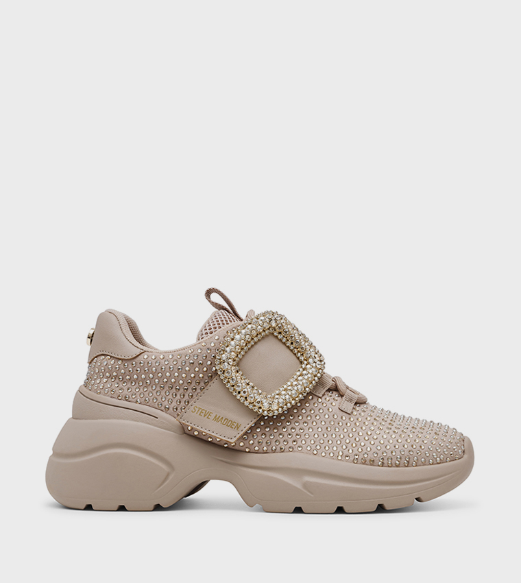 ECLIPSE Embellished Slip-On Shoes