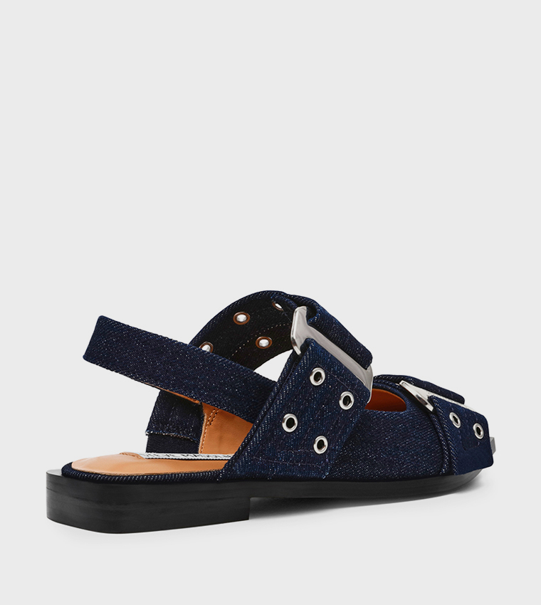 GRAND AVE Eyelet Detail Flat Shoes