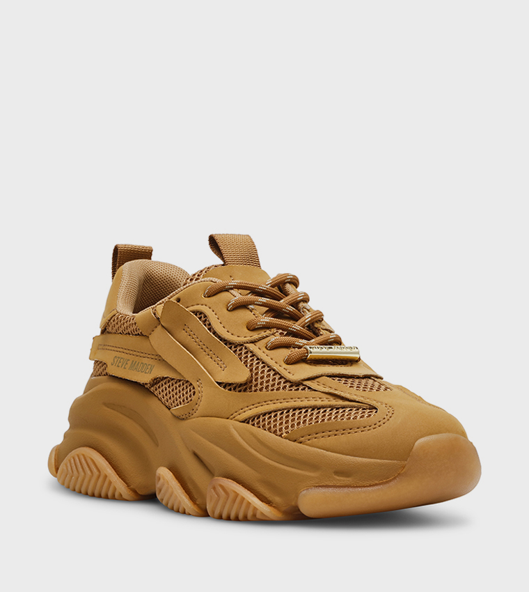 POSSESSION-E Lace-Up Chunky Sneakers