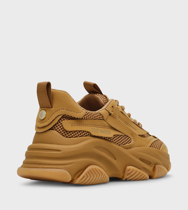 POSSESSION-E Lace-Up Chunky Sneakers