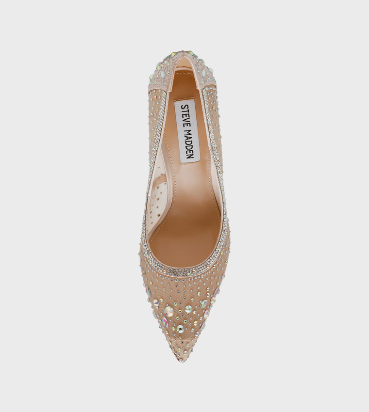 ENCAGED Embellished Stiletto Heel Pumps