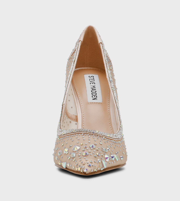 ENCAGED Embellished Stiletto Heel Pumps