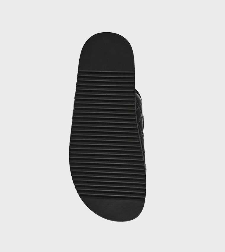 SCHMONA-CN Quilted Platfom Sandals