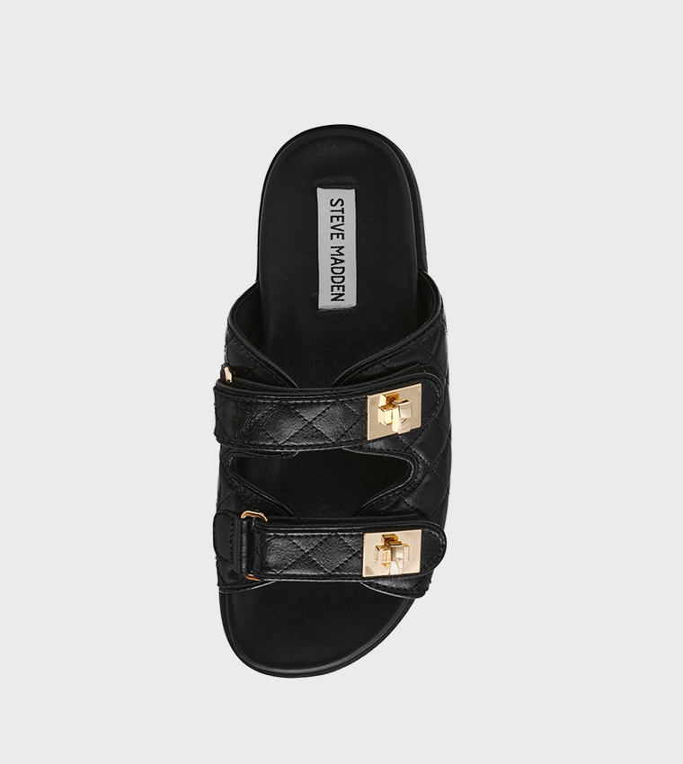 SCHMONA-CN Quilted Platfom Sandals