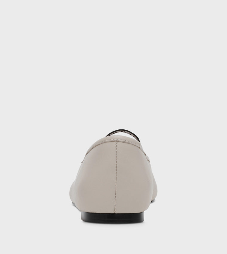 RAZZLER Textured Ballet Flats