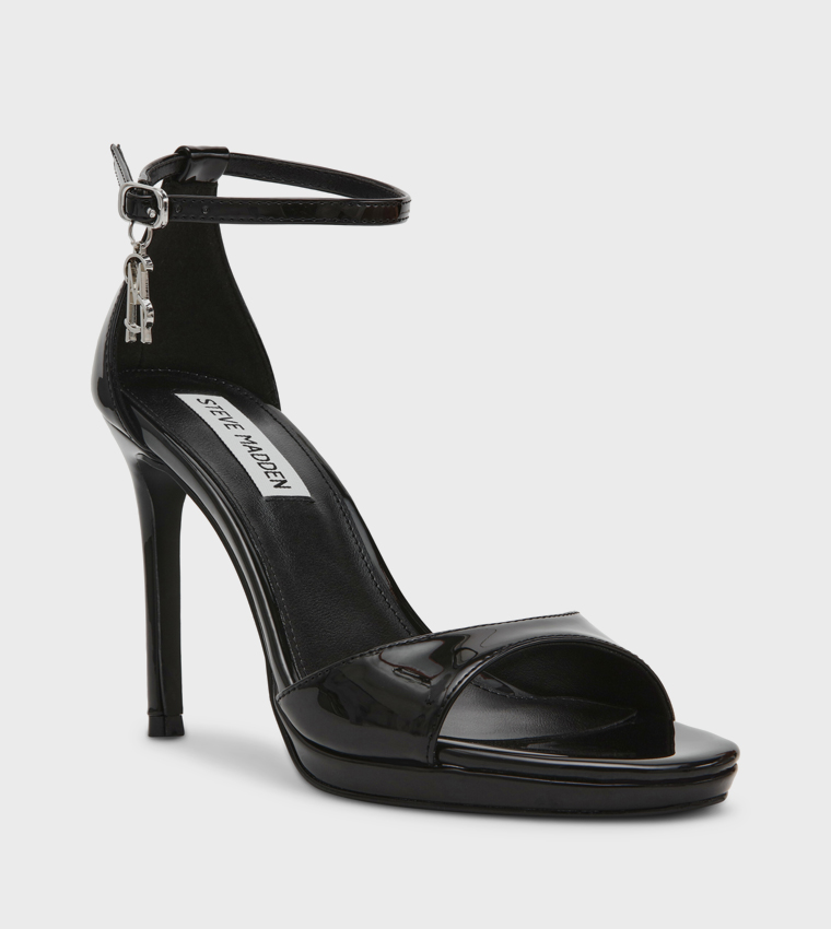 EVERS Ankle Strap Stiletto Heel Sandals