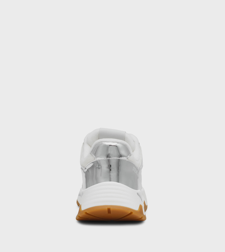 SNEAK-PEAK Metallic Trim Chunky Sneakers