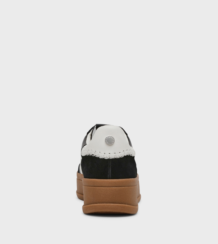 OFF-TRACK Lace Up Platform Sneakers