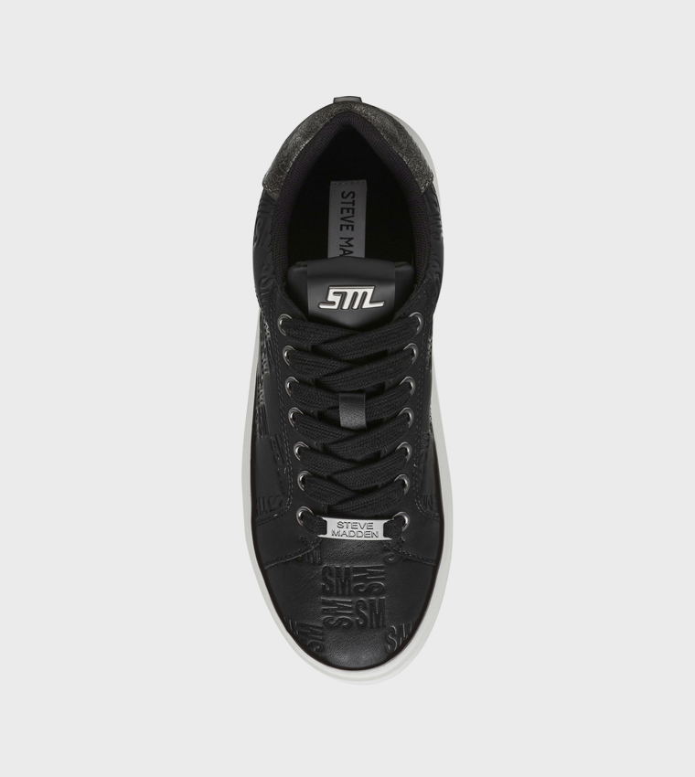 ON-STAGE Monogram Debossed Platform Sneakers