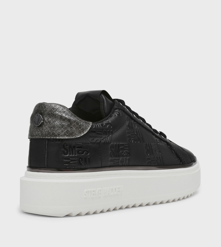 ON-STAGE Monogram Debossed Platform Sneakers