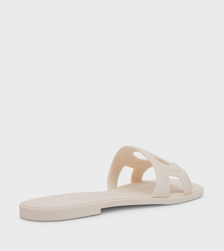 JELLIE Cut-Out Detail Slide Sandals