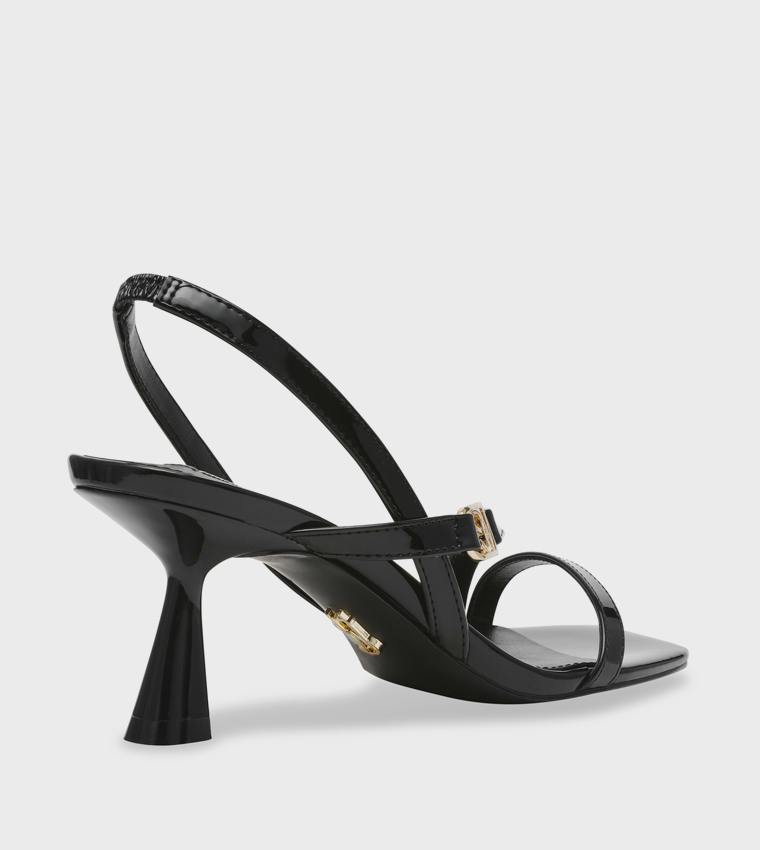 INFUZER Square Toe Heel Sandals