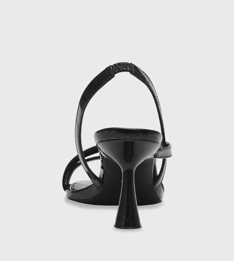 INFUZER Square Toe Heel Sandals