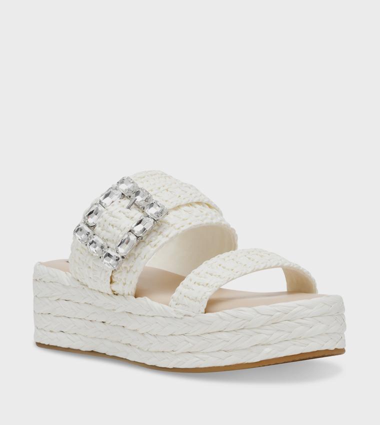 CELLAR Braided Wedge Sandals