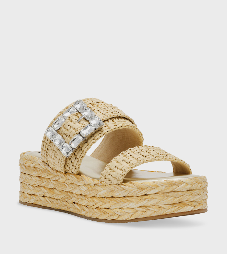 CELLAR Braided Wedge Sandals