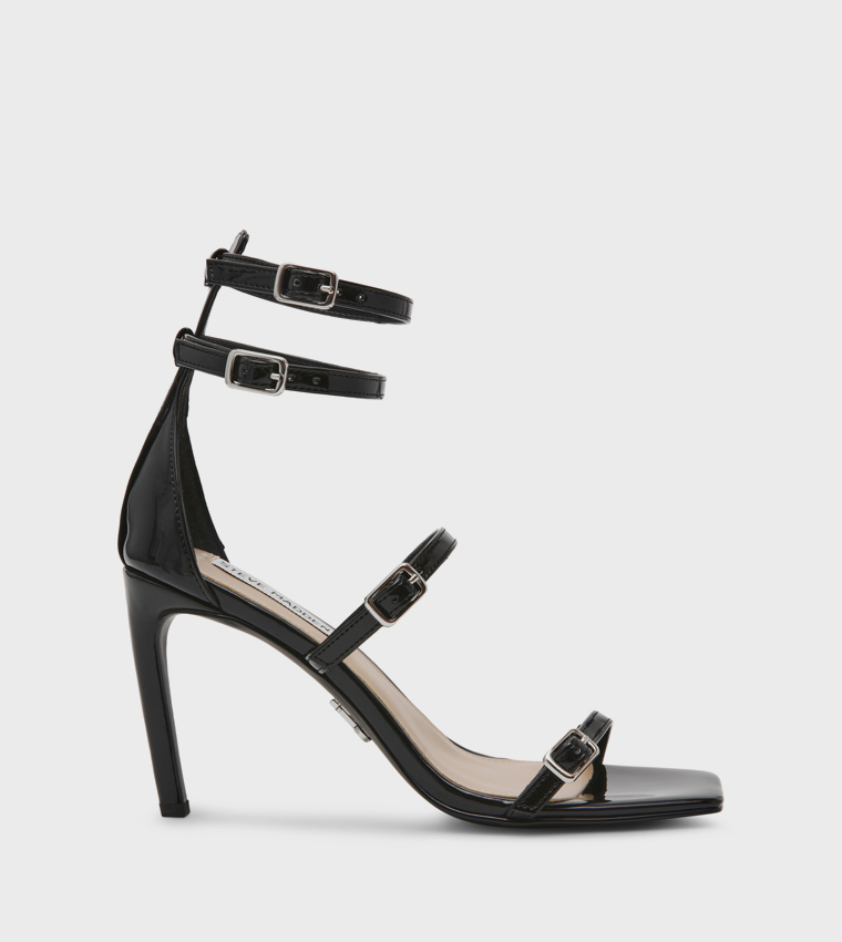 FLAMER Ankle Strap Heel Sandals