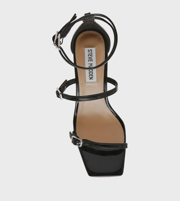 FLAMER Ankle Strap Heel Sandals
