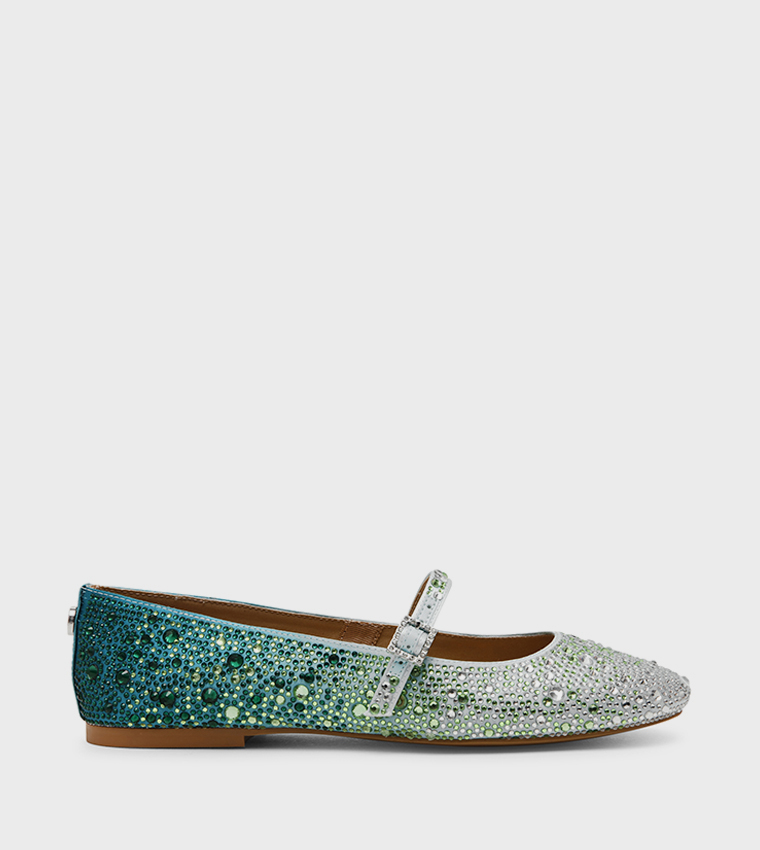 BRISSA-R Embellished Mary Janes
