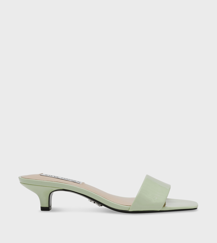 TILLI Square Toe Kitten Heel Sandals