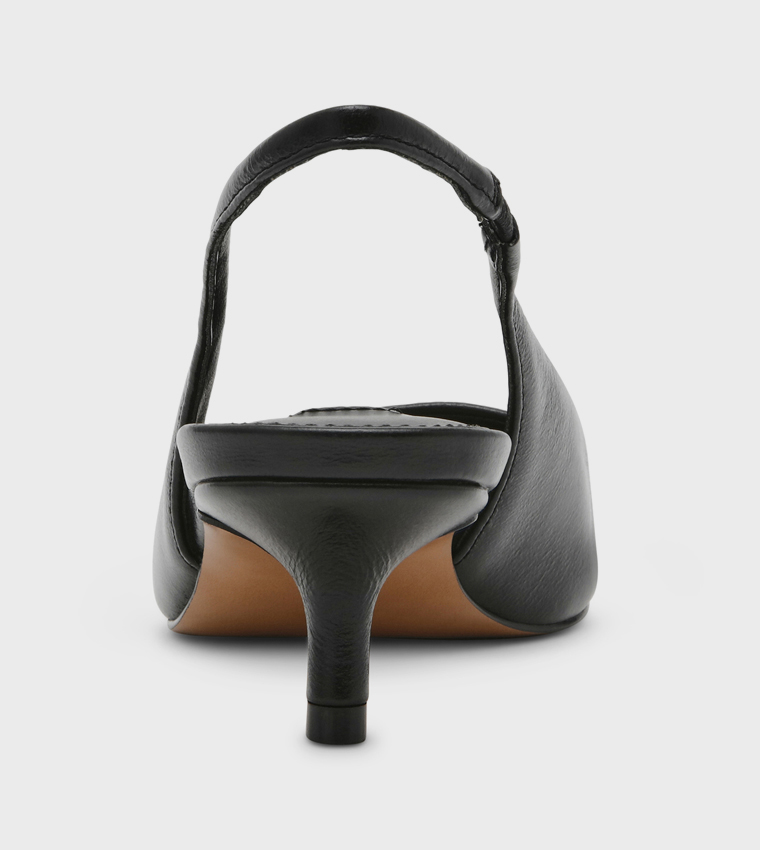 KARI Textured Slingback Pumps