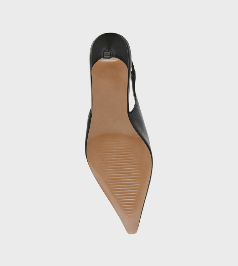 KARI Textured Slingback Pumps