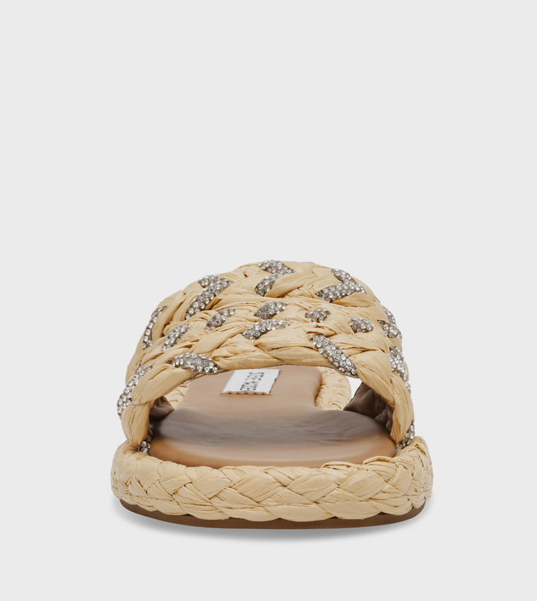 ADORER Braided Flat Sandals