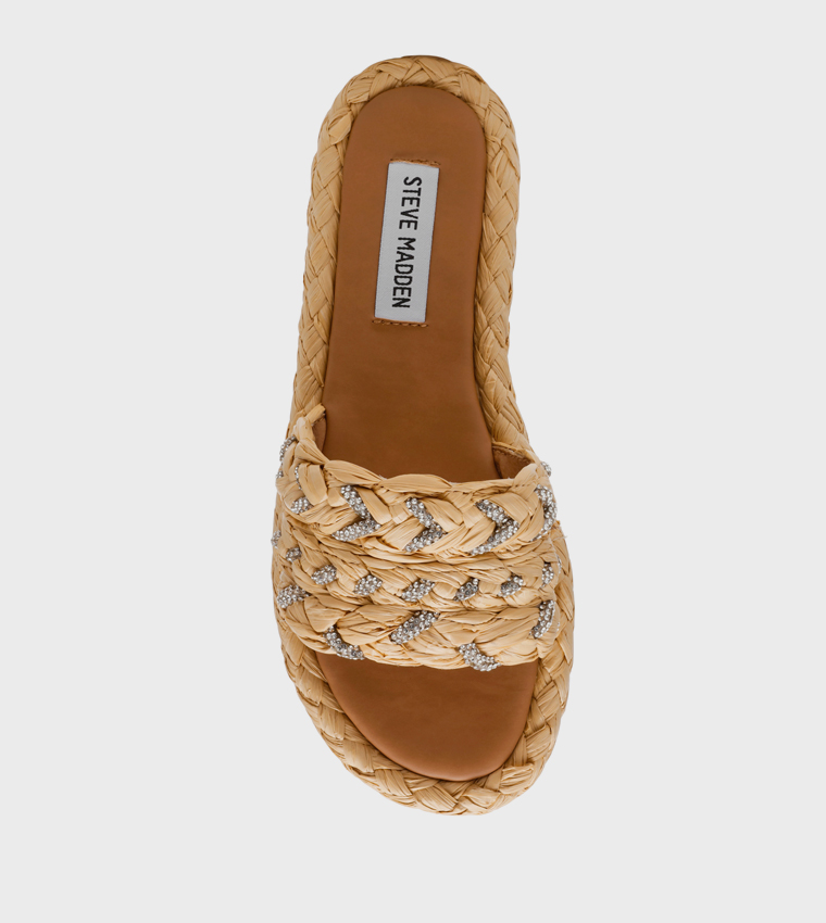 ADORER Braided Flat Sandals