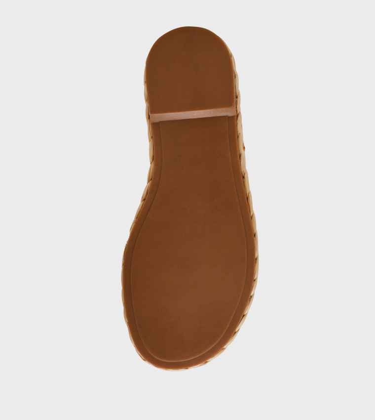 ADORER Braided Flat Sandals