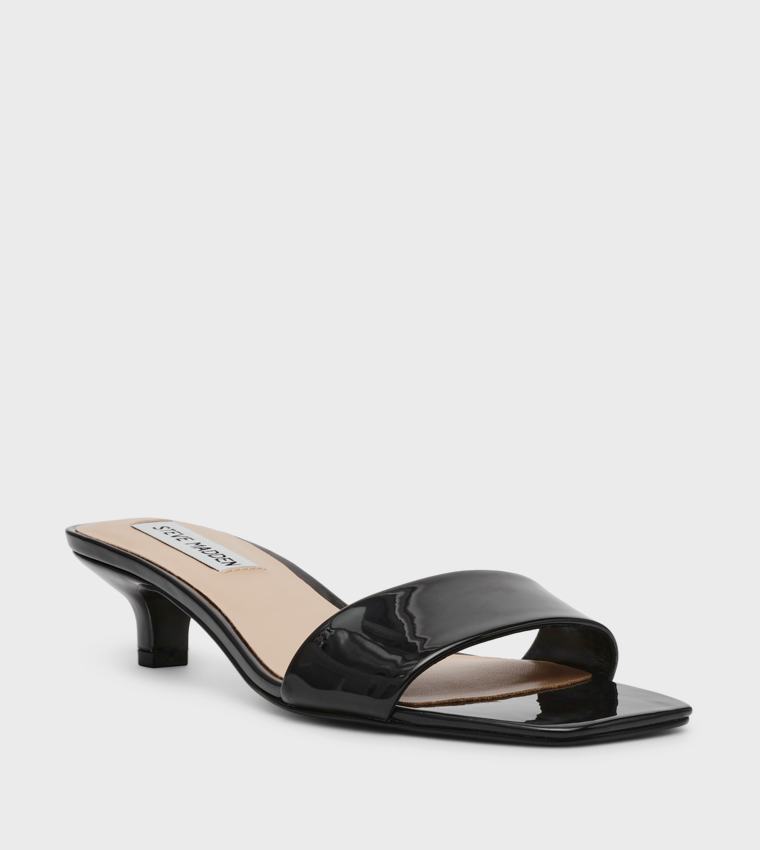 TILLI Square Toe Kitten Heel Sandals