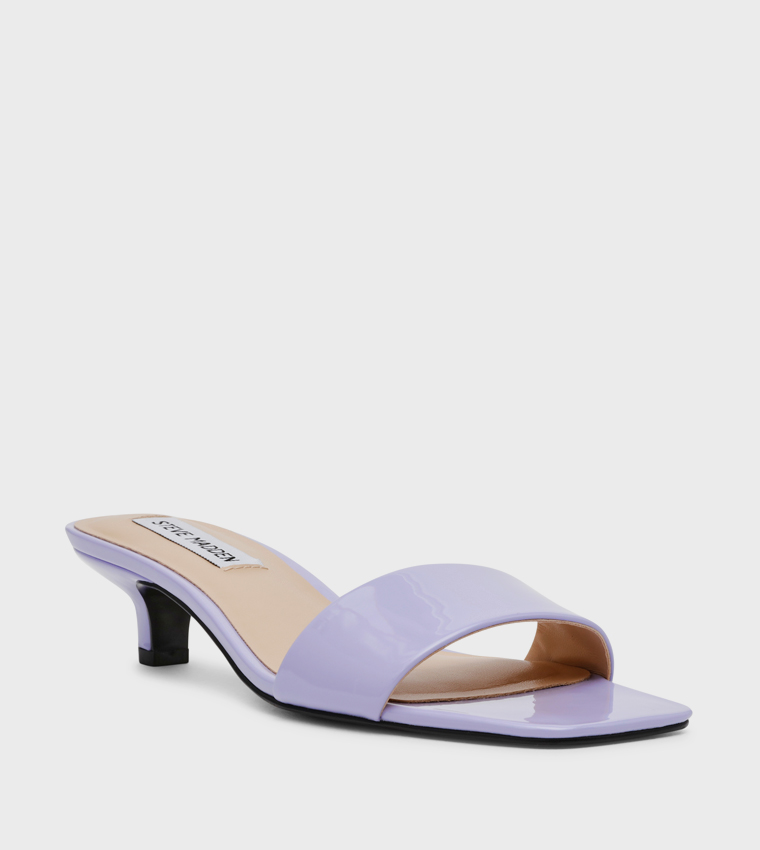 TILLI Square Toe Kitten Heel Sandals
