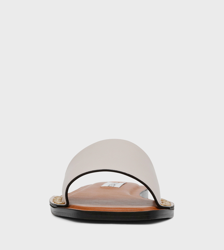 KAPITOL Open Toe Flat Sandals