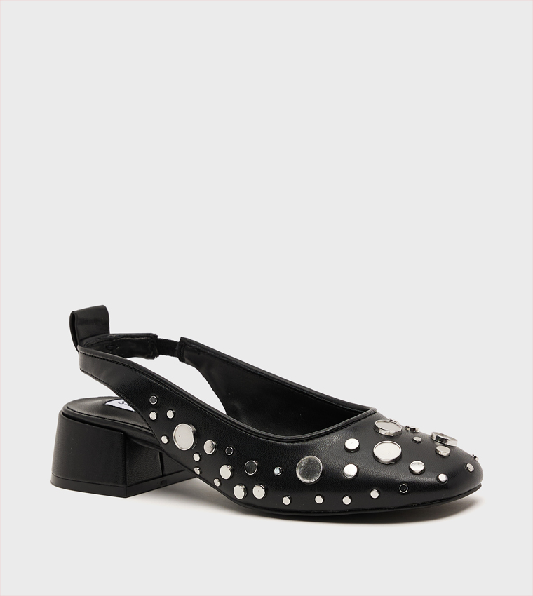 SMITTEN-S Studded Slingback Pumps