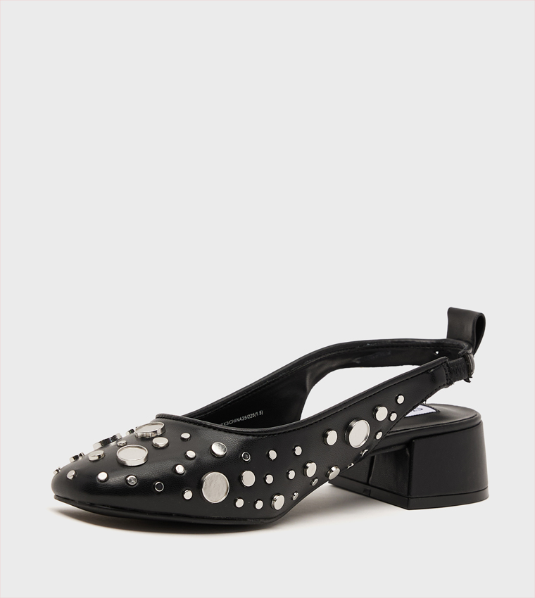 SMITTEN-S Studded Slingback Pumps